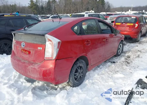 2012 Toyota Prius Two from USA, damaged, VIN JTDKN3DU1C5499472